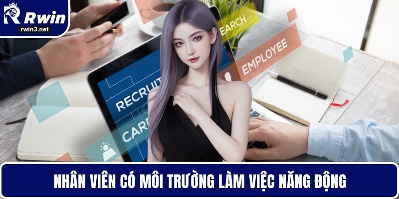 Tuyển Dụng RWIN - Cơ Hội Nghề Nghiệp Hấp Dẫn Cho Ứng Viên 3 Nhân viên có môi trường làm việc năng động