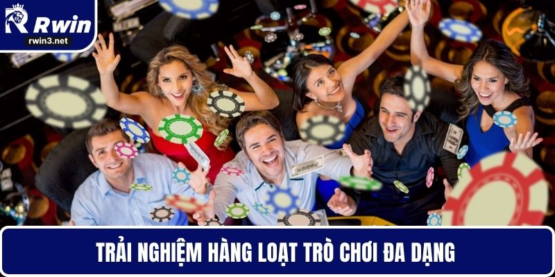 Casino Online RWIN 3 Trải nghiệm hàng loạt trò chơi đa dạng