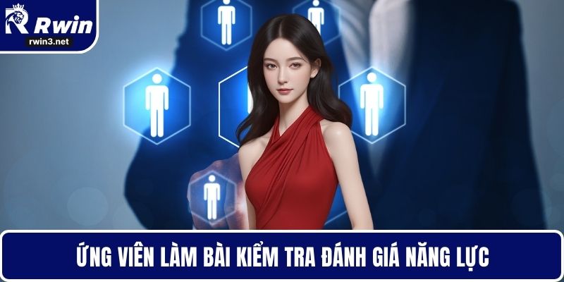 Tuyển Dụng RWIN - Cơ Hội Nghề Nghiệp Hấp Dẫn Cho Ứng Viên 2 Ứng viên làm bài kiểm tra đánh giá năng lực